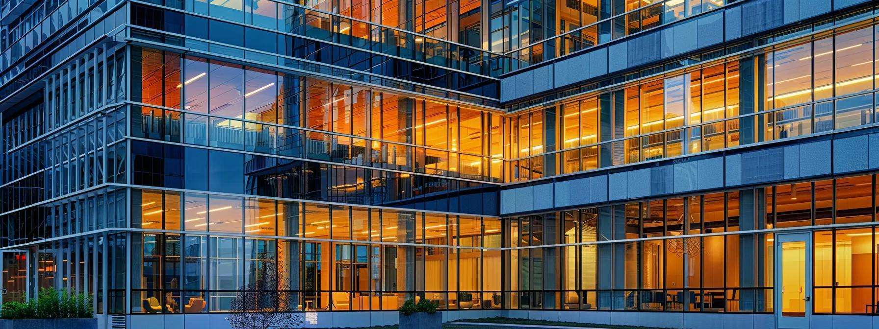 a modern new jersey urban setting showcases a stylish building facade featuring a variety of energy-efficient windows, reflecting the unique architectural styles and compliance with local historical preservation standards against a backdrop of diverse weather elements, highlighting the importance of adaptive window selection.