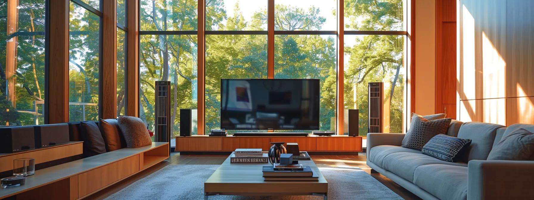 a sleek living room showcases a variety of stylish window types, highlighting their modern designs and energy-efficient features against a backdrop of contemporary furnishings, emphasizing their impact on home resale value.